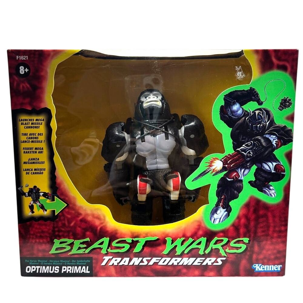 Beast Wars Transformers Optimus Primal Action Figure, Kenner/Hasbro - NEW